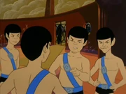 Sepek, Sofek and Stark torment Spock