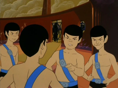 A scene from TAS: "Yesteryear"
