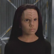 A hologram of 12-year-old Miral Paris