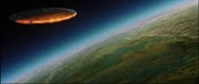 Falling into the atmosphere