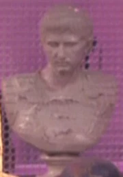 A bust of Caesar Augustus.
