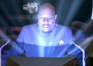 Benjamin Sisko consults the Orb of Prophecy and Change to make sense of visions he experienced. (DS9: "Rapture")