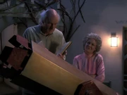 Kamin using his telescope