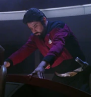 ...as stunt double for Jonathan Frakes