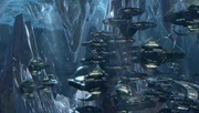 An Aenar subterranean city in 2154.