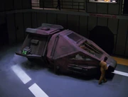 The Nenebek in a shuttlebay.