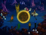 A holographic display of the "mad planet"