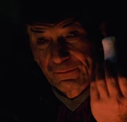 Spock holds a "marshmelon".
