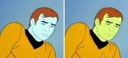 Kirk suffers from the auroral plague.