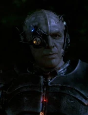 Lansor as a Borg drone in 2368.