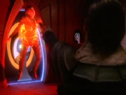Jadzia is attacked and killed by Gul Dukat