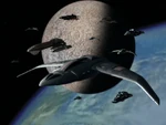 The Bajoran blockade of Derna in 2375.