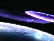 Annari ships blockading the Kraylor homeworld.