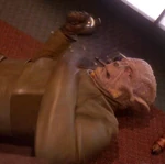 A Dopterian robber captured by Worf.
