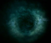 A spatial vortex.