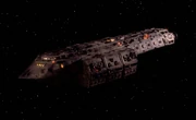 The Batris, transporting three Klingon fugitives
