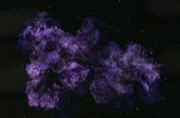 A dark matter nebula in Cardassian space.