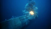 A German submarine.