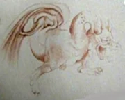 Da Vinci's dragon with a Vulcan ear