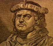 A drawing of Picard VIII, comte de Holl