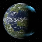 The third planet of the Mira system, where happy colonists landed in 2264