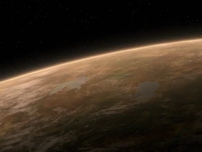 Celtris III from orbit