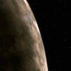 Camor V from orbit