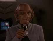 Rom tries some root beer