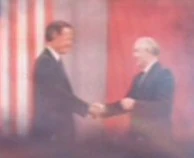 George H.W. Bush et Mikhail Gorbachev