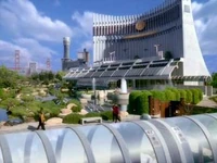 Het Starfleet hoofdkwartier in 2372
