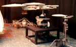 De drie miniaturen van de Enterprise-D.