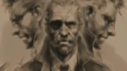 Solid Snake (left) and Liquid Snake (right), are the results of Les Enfants Terribles project, a government project aimed at cloning Big Boss (center).