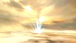 The Theronian Bomb forcing an access route to the impacted Leviathan.