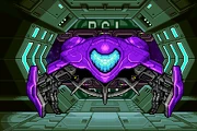 Samus's gunship in Metroid Fusion.