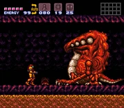 Crocomire as seen in-game.