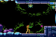An in-game screenshot of Metroid: Zero Mission.