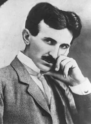 A portrait of Tesla in 1904.