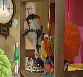 Winston the Woodpecker, as seen on Mopatop's Shop