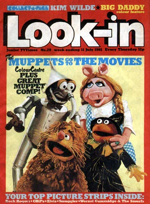 Cover of Look-in no. 29, July 1981.