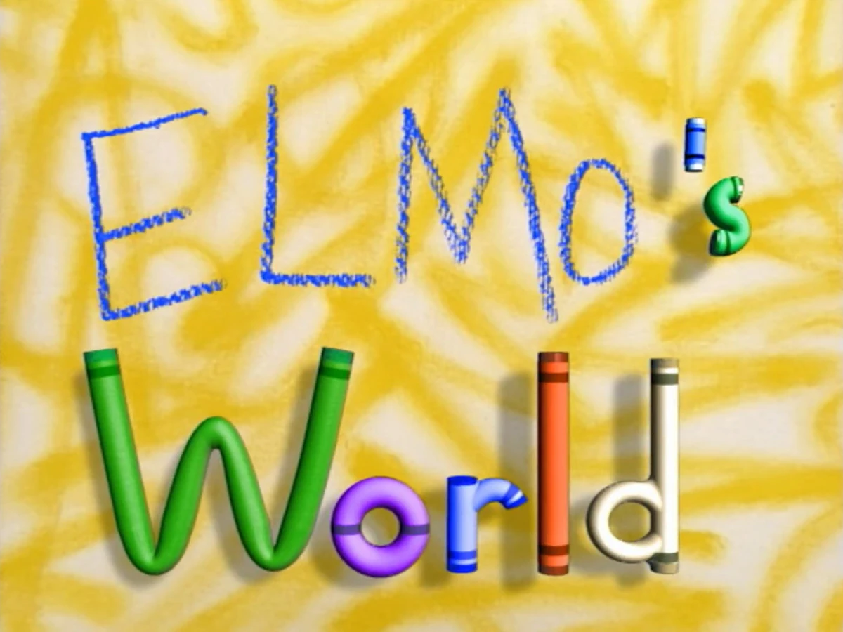 Elmo's World title card.