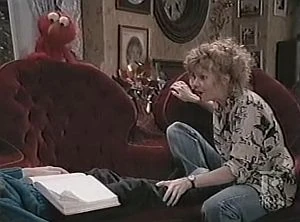 Elmo as a manifestation of fatigue on The Torkelsons