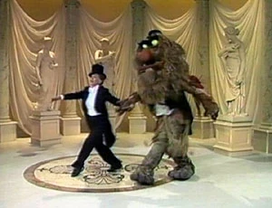 Sweetums dances with Nancy Walker.