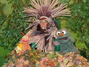 Olli Dittrich with Rumpel and Finchen