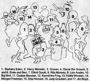A guide to the cast.