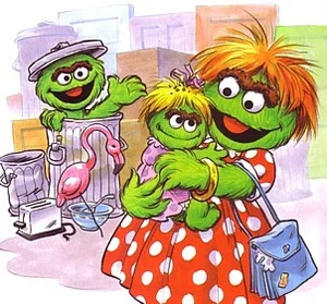 Oscar's young niece Filthomena, with her mother.