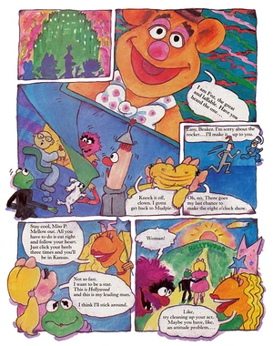 Excerpt from "The Wizard of Foz" from Muppet Magazine.