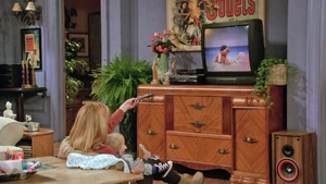 Phoebe and Ben watching Sesame Street