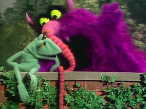 Gorgon Heap about to eat Lenny