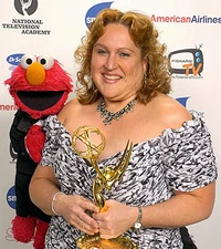 Carol-Lynn Parente with Elmo.