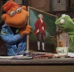 Mozart's portrait on The Muppet Show